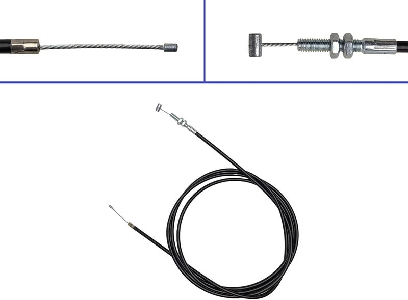 RedCap 75" inch Universal Heavy Duty Straight Throttle Cable for 90cc 110cc 125cc Gas Scooter Go Kart Kandi GKA Black Widow Mini Bike Dirt Bike Dune Buggy Yerf Dog L5C00049FM5020500 - Image 4